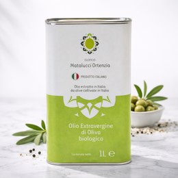 Olio Extravergine di Oliva Latta 1l Bio