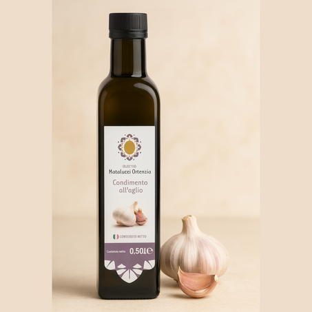 Olio Extravergine di Oliva Agrumato Aglio 500 ml